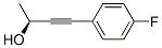 3-Butyn-2-ol,4-(4-fluorophenyl)-,(2S)-(9CI) Struktur