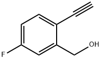 Benzenemethanol, 2-ethynyl-5-fluoro- (9CI) Struktur