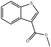 Benzo[b]thiophene-3-carboxylic acid methyl ester Struktur