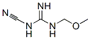 N-cyano-N'-(methoxymethyl)guanidine Struktur