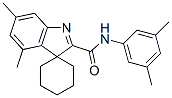 N-(3,5-Dimethylphenyl)-4',6'-dimethylspiro[cyclohexane-1,3'-[3H]indole]-2'-carboxamide Struktur