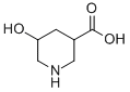 5-Hydroxypiperidine-3-carboxylic Acid Struktur