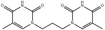 1,1'-(1,3-Propanediyl)dithymine Struktur