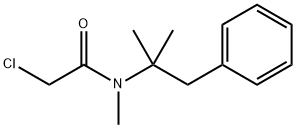 2-chloro-N-(1,1-dimethyl-2-phenylethyl)-N-methylacetamide Struktur