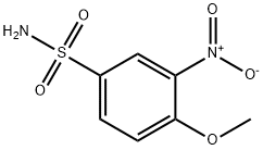 4-methoxy-3-nitrobenzenesulphonamide Struktur