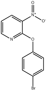 2-(4-bromophenoxy)-3-nitropyridine Struktur