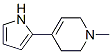 Pyridine, 1,2,3,6-tetrahydro-1-methyl-4-(1H-pyrrol-2-yl)- (9CI) Struktur