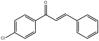 (2E)-1-(4-Chlorophenyl)-3-phenyl-2-propene-1-one Struktur