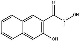 3-HYDROXY-2-NAPHTHOHYDROXAMICACID Struktur