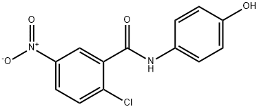 2-CHLORO-N-(4-HYDROXYPHENYL)-5-NITROBENZAMIDE Struktur