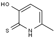 3-hydroxy-6-methyl-1H-pyridine-2-thione Struktur