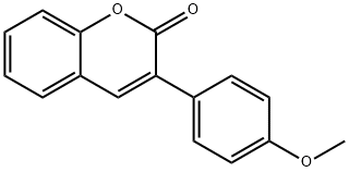 3-(4-METHOXYPHENYL)-2H-CHROMEN-2-ONE Struktur