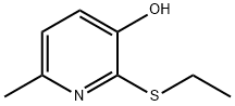 2-(Ethylthio)-6-methyl-3-pyridinol Struktur