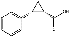 (1S)-2α-Phenylcyclopropane-1α-carboxylic acid Struktur