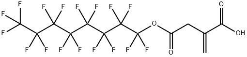 4-Perfluorooctyl 2-methylenesuccinate Struktur