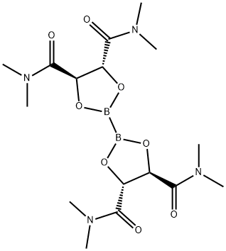 ビス(N,N,N',N'-テトラメチル-L-酒石酸アミドグリコラート)ジボロン 化學(xué)構(gòu)造式