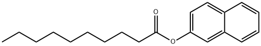 B-NAPHTHYL CAPRATE Struktur