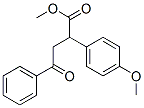 methyl 2-(4-methoxyphenyl)-4-oxo-4-phenyl-butanoate Struktur