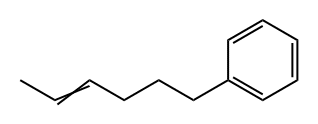 TRANS-6-PHENYL-2-HEXENE Struktur