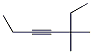 5,5-dimethyl-3-heptyne Struktur