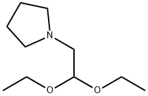 1-Pyrrolidineacetaldehydediethylacetal Struktur