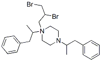 1,4-bis(1-phenylpropan-2-yl)-1-prop-2-enyl-2,3,5,6-tetrahydropyrazine bromide Struktur