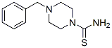 4-Benzyl-1-piperazinecarbothioamide Struktur