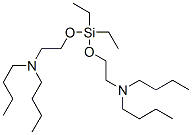 N,N'-[(Diethylsilanediyl)bis(oxyethylene)]bis(dibutylamine) Struktur