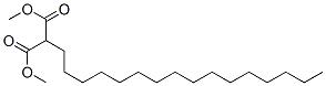 Hexadecylmalonic acid dimethyl ester Struktur