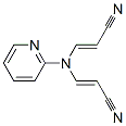 Acrylonitrile, 3,3-(2-pyridylimino)di- (8CI) Struktur