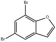 5,7-DIBROMOBENZOFURAN Struktur