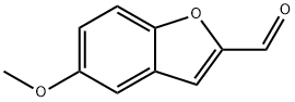 5-Methoxybenzofuran-2-carbaldehyde Struktur