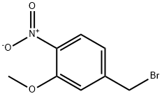 4-(BROMOMETHYL)-2-METHOXY-1-NITROBENZENE Struktur