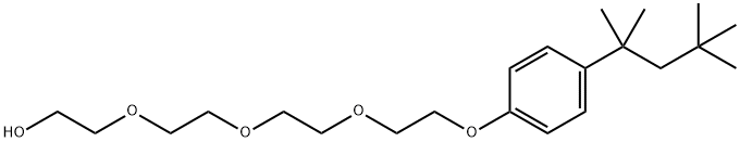 11-(4-tert-Octylphenoxy)-3,6,9-trioxaundecane-1-ol Struktur