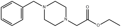 1-BENZYL-4-(ETHOXYCARBONYLMETHYL)PIPERAZINE Struktur