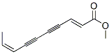 (2E,8Z)-2,8-Decadiene-4,6-diynoic acid methyl ester Struktur