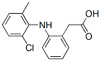 [2-(2-Chloro-6-methylanilino)phenyl]acetic acid Struktur