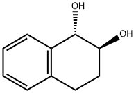 (1S,2S)-trans-1,2,3,4-Tetrahydro-1,2-naphthalenediol Struktur