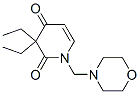 3,3-Diethyl-1-(4-morpholinylmethyl)-2,4(1H,3H)-pyridinedione Structure