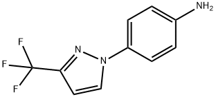 4-[3-(TRIFLUOROMETHYL)-1H-PYRAZOL-1-YL]ANILINE Struktur