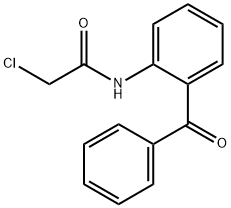 N-(2-Benzoyl-phenyl)-2-chloro-acetamide Struktur