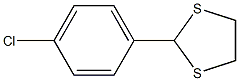 4-Chlorobenzaldehyde ethane-1,2-diyl dithioacetal Struktur