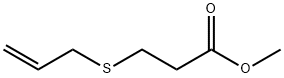 3-(Allylthio)propionic acid methyl ester Struktur