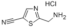 2-(AMINOMETHYL)THIAZOLE-5-CARBONITRILE HYDROCHLORIDE Struktur