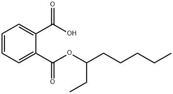 (1-ethylhexyl) hydrogen phthalate Struktur