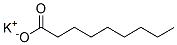 Nonanoic acid, potassium salt Struktur