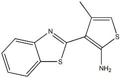 3-(1,3-BENZOTHIAZOL-2-YL)-4-METHYLTHIOPHEN-2-AMINE Struktur