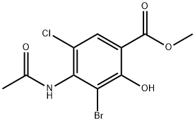 Methyl 4-acetamido-3-bromo-5-chloro-2-hydroxybenzoate