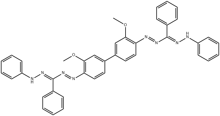 TETRAZOLE BLUE DIFORMAZAN Struktur