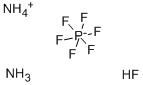 AMMONIUM HEXAFLUOROPHOSPHATE FLUORIDE Struktur